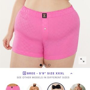 Savage X Fenty pink voile boxers